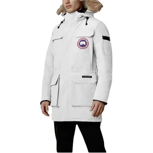 Canada Goose Down Jacket Winter Men's White