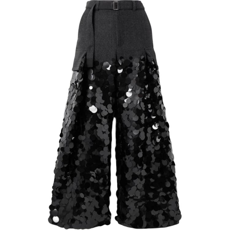 Женские штаны Sacai (серые)