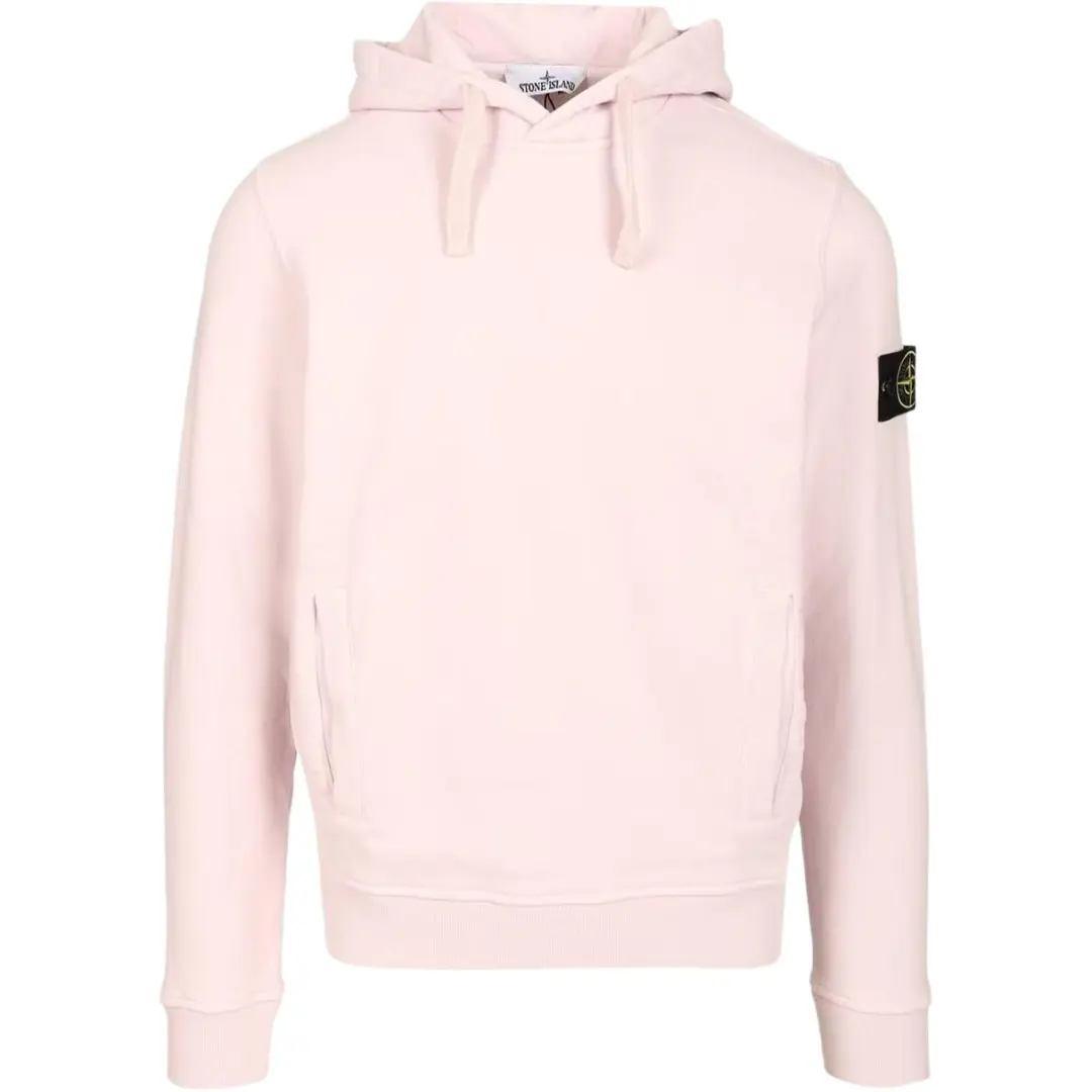 STONE ISLAND Logo Patch Drawstring Hoodie