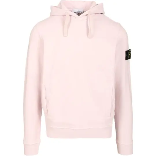 STONE ISLAND Logo Patch Drawstring Hoodie