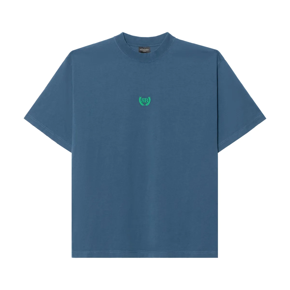 Balenciaga T Shirt Regular Fit Men's Dark Blue