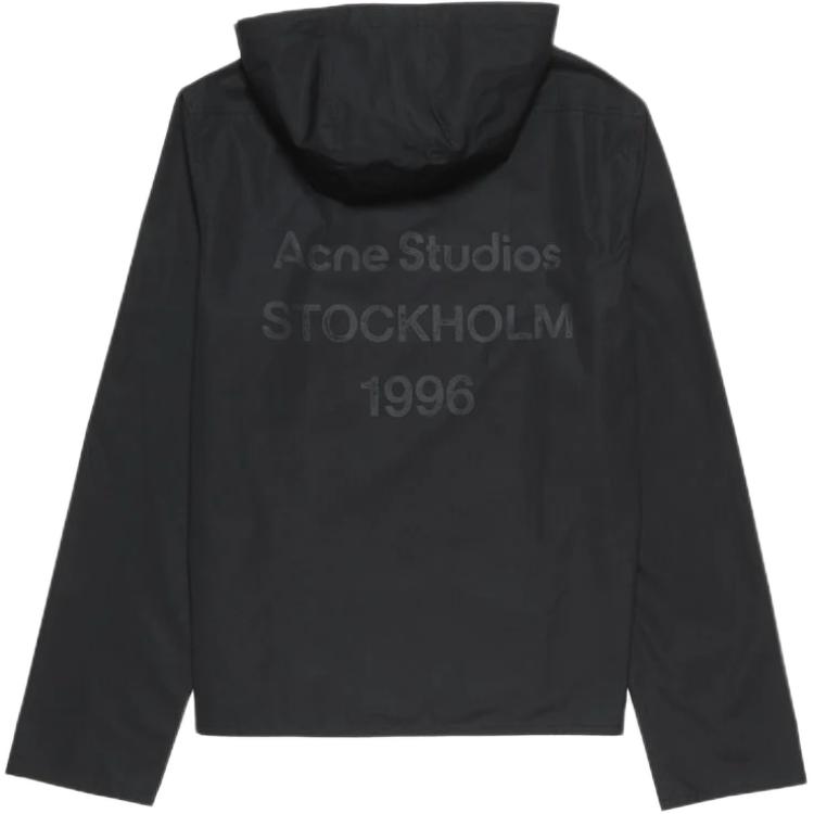 Мужская рубашка Acne Studios FW25 1996 logo (черная)