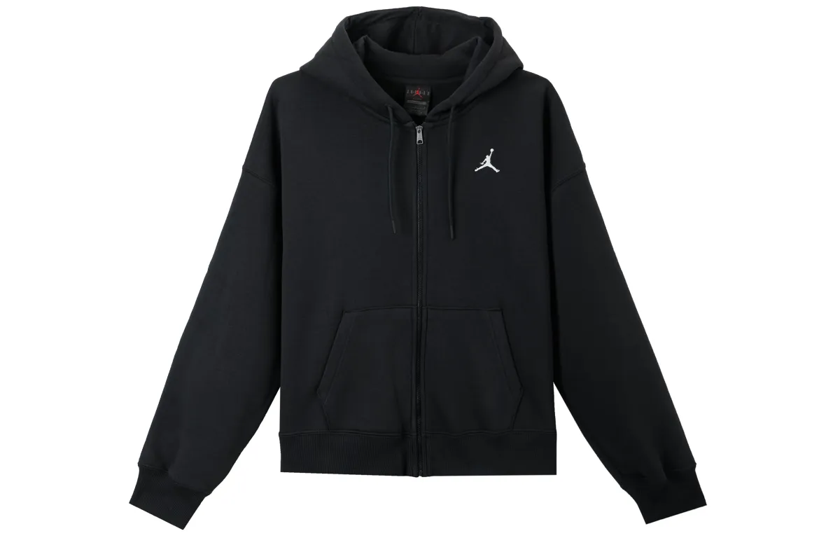 Jordan Brooklyn Jackets Women's Black Hooded Thickened Other