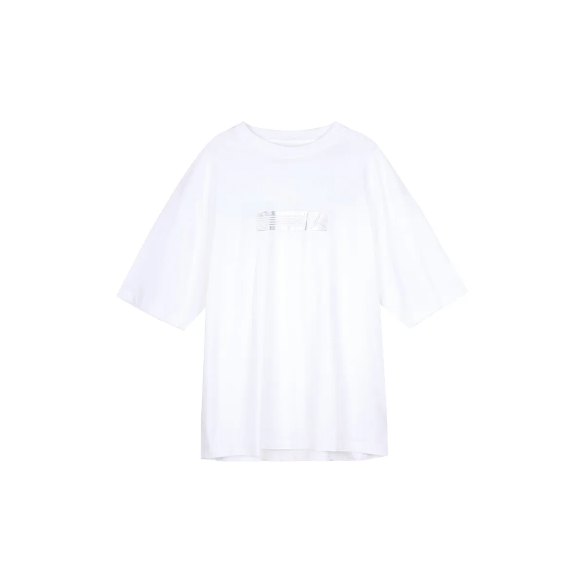 Jordan T-Shirts Men's White Crew Neck Moderate Straight Fit