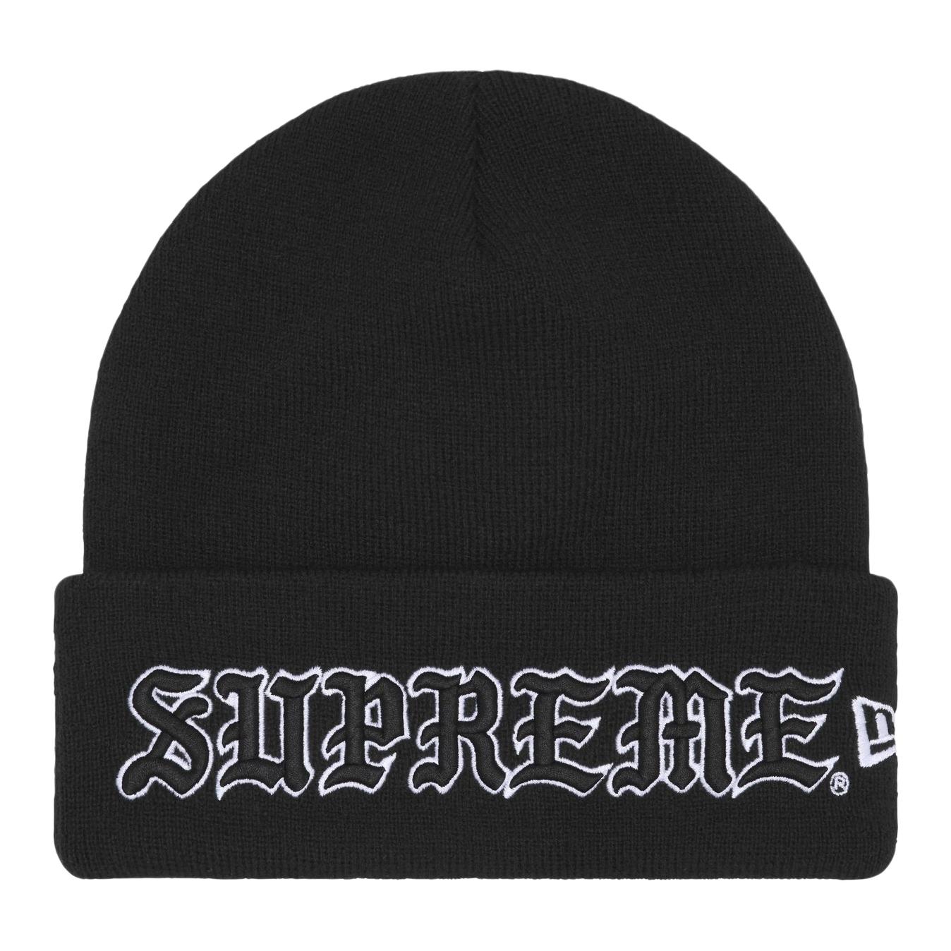 Шапка Supreme x New Era FW25 Week 7® Old English Beanie (многоцветная)