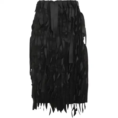 Prada Fringe-Detailed Skirt