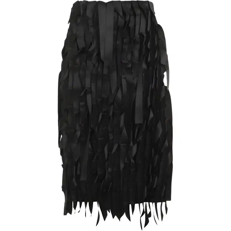Prada Fringe-Detailed Skirt