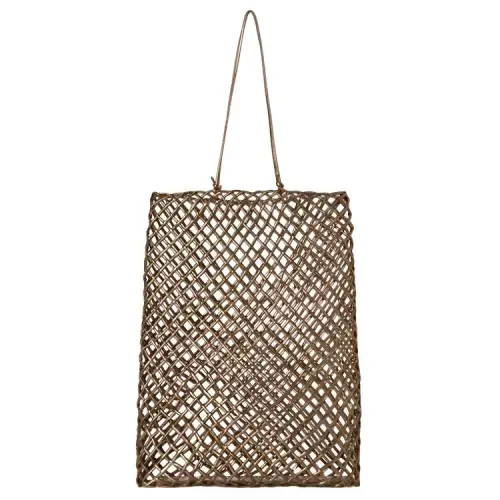 THE ROW Nappa Leather Tote Bag, Shopping Bag, Handbag Women's Gold