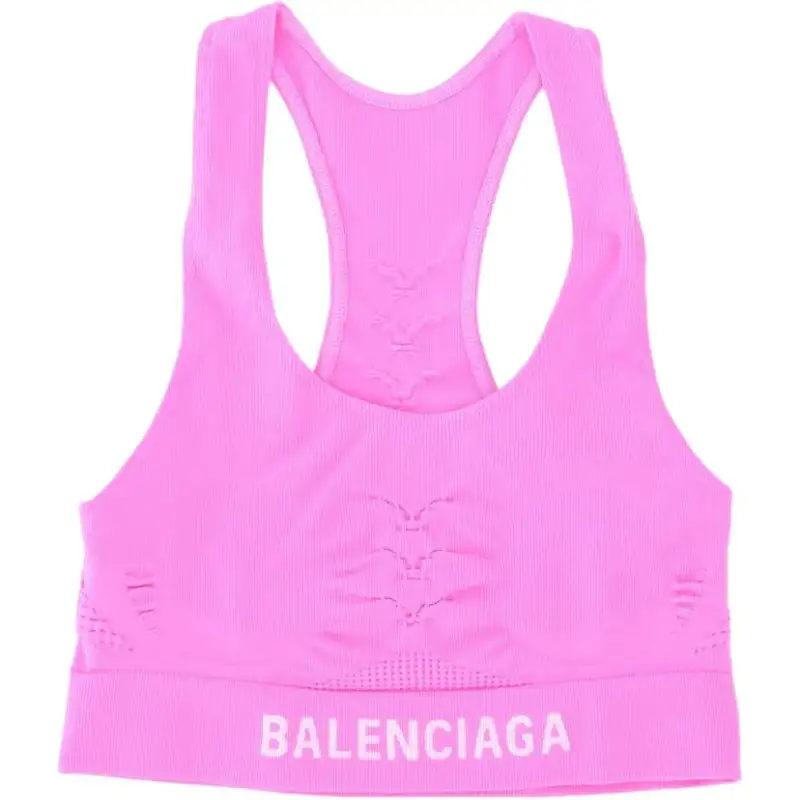 Balenciaga Tank Tops Women's Pink Moderate