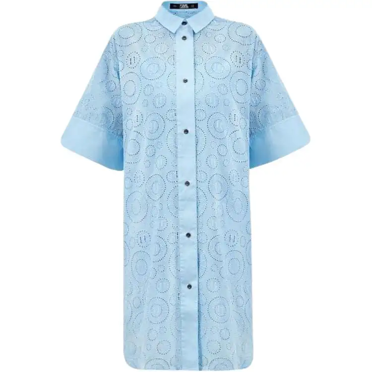 KARL LAGERFELD / Karl Lagerfeld Jeans Short Sleeved Dress Women's Blue