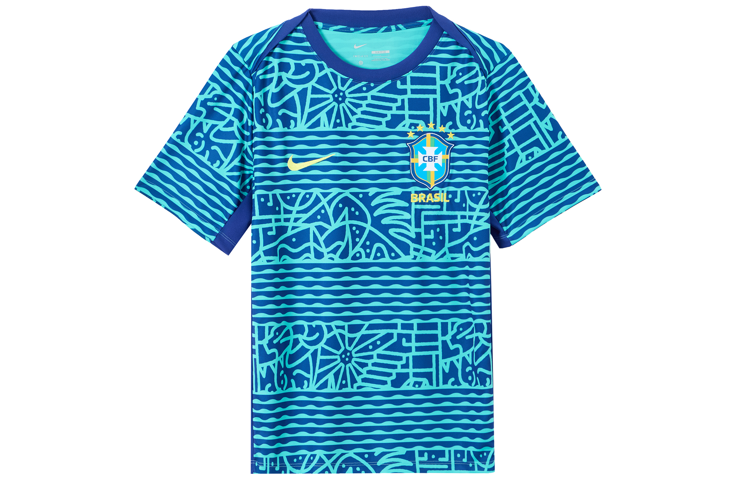 Nike Brazil Academy Pro Men’s Nike Dri-FIT Soccer Pre-Match Short-Sleeve Top