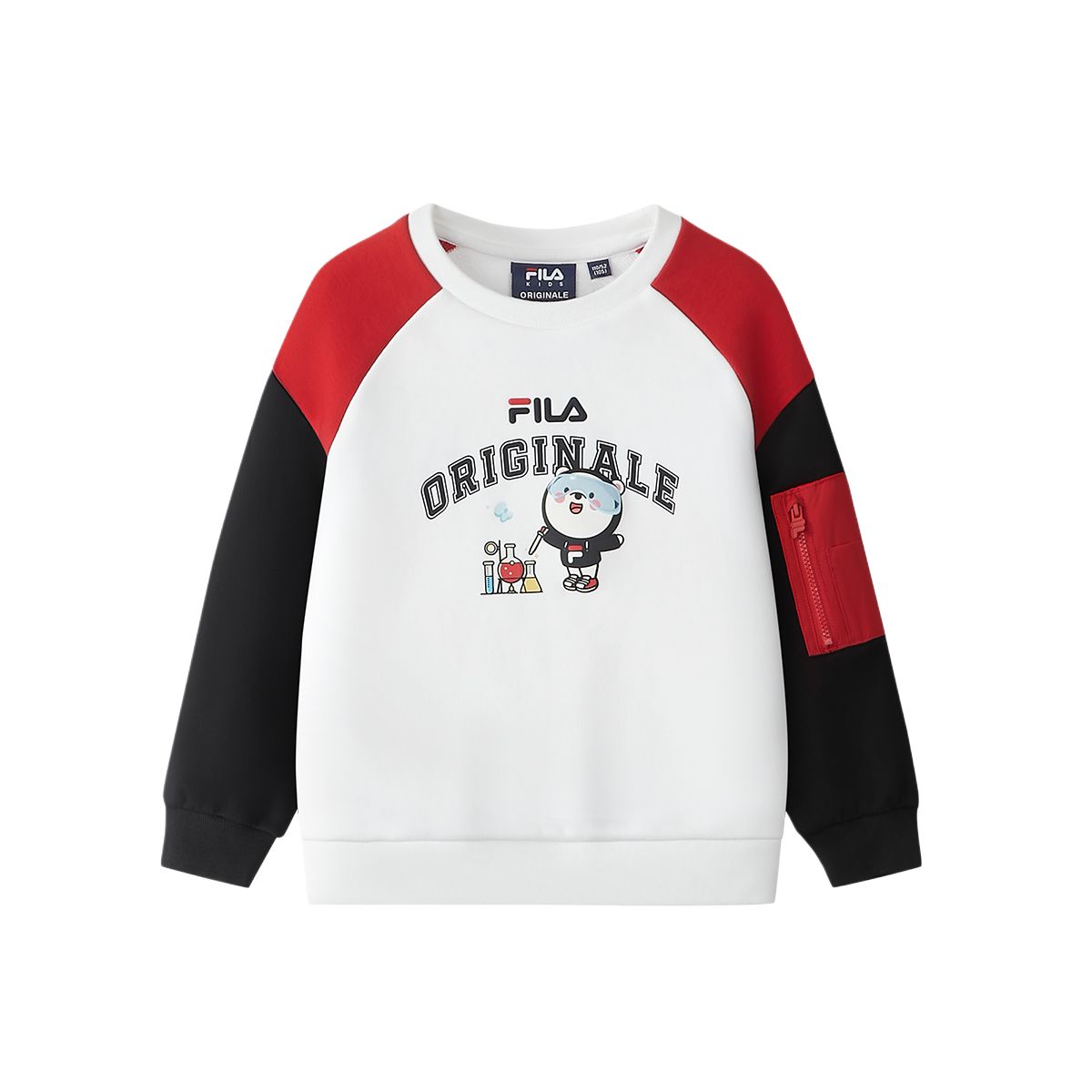 Мужская толстовка Fila KIDS ORIGINALE (белая)