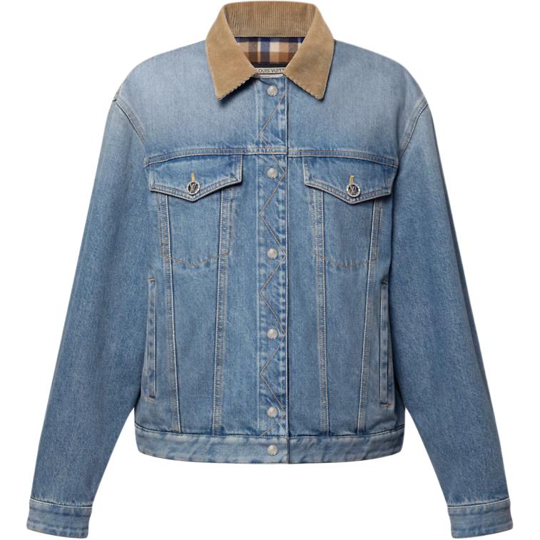 LOUIS VUITTON Ski double-sided long-sleeve, denim jacket