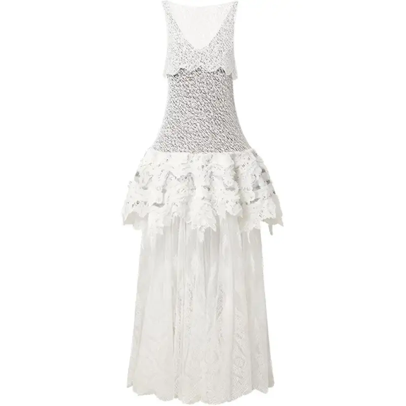 LOUIS VUITTON SS22 Sleeveless Dress Women's White