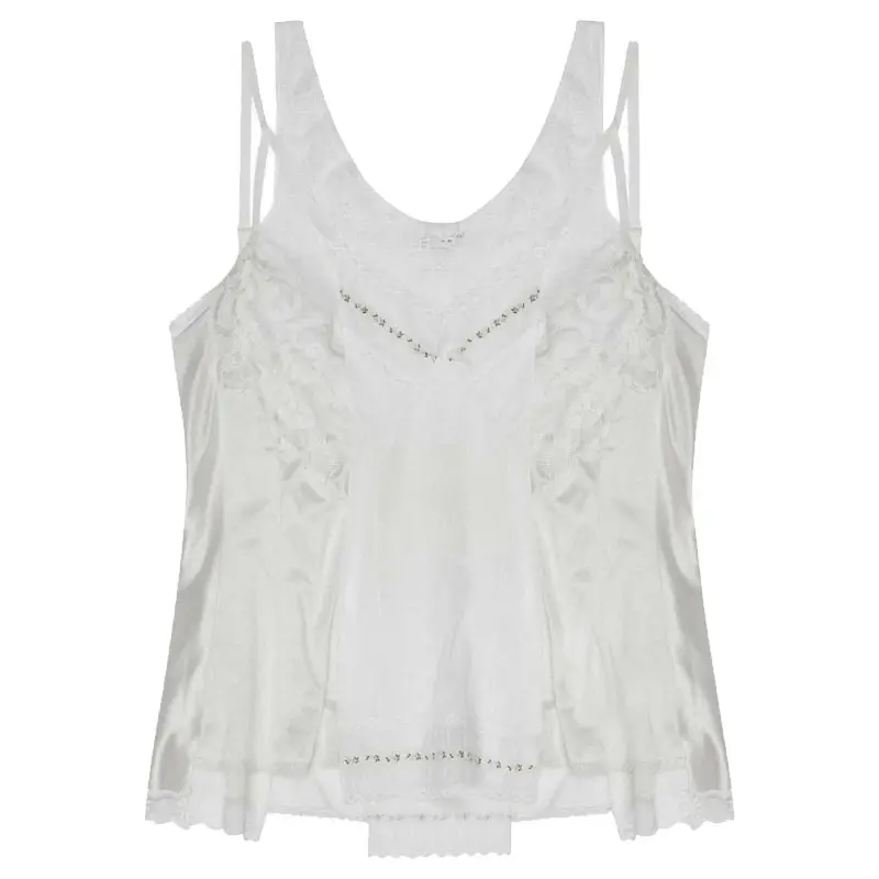 Balenciaga Tank Tops Women's White Moderate