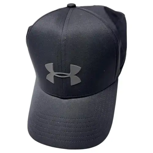 Under Armour Elastane Polyester Baseball Caps Unisex Black