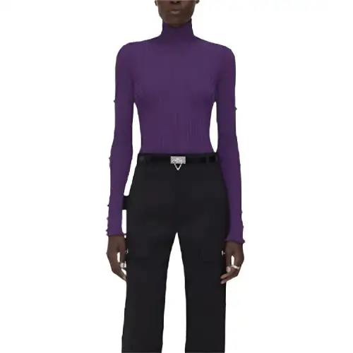 Bottega Veneta Slim Fit Sweater Women's Purple