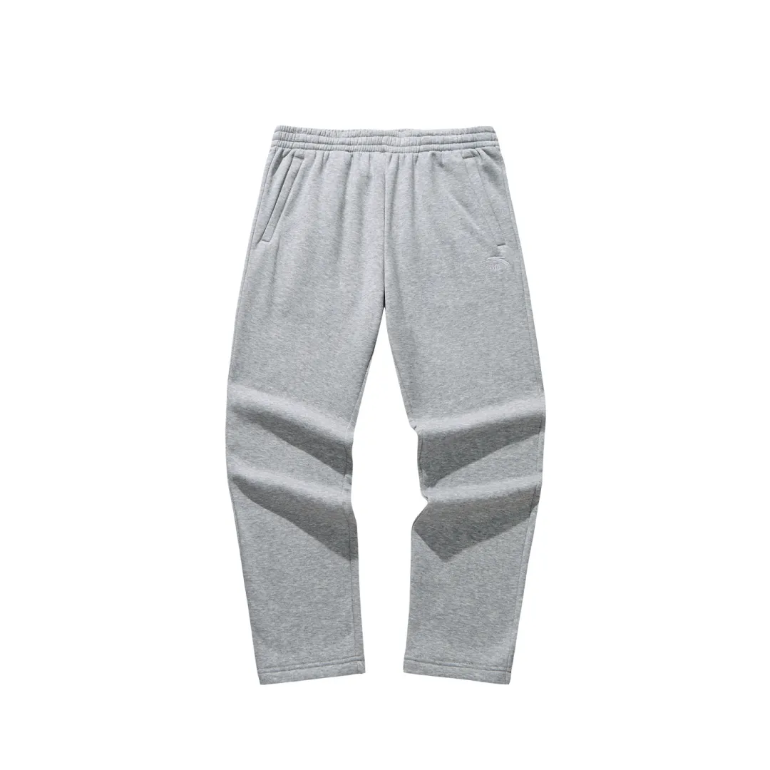 Anta Life Collection Fashionable Versatile Casual Fleece Lined Comfortable Minimalist Style Lace Up Knitted Sweatpants