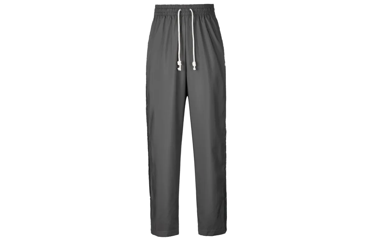 Nike Knitted Sweatpants Men's Medium Gray Moderate Straight Fit Pants