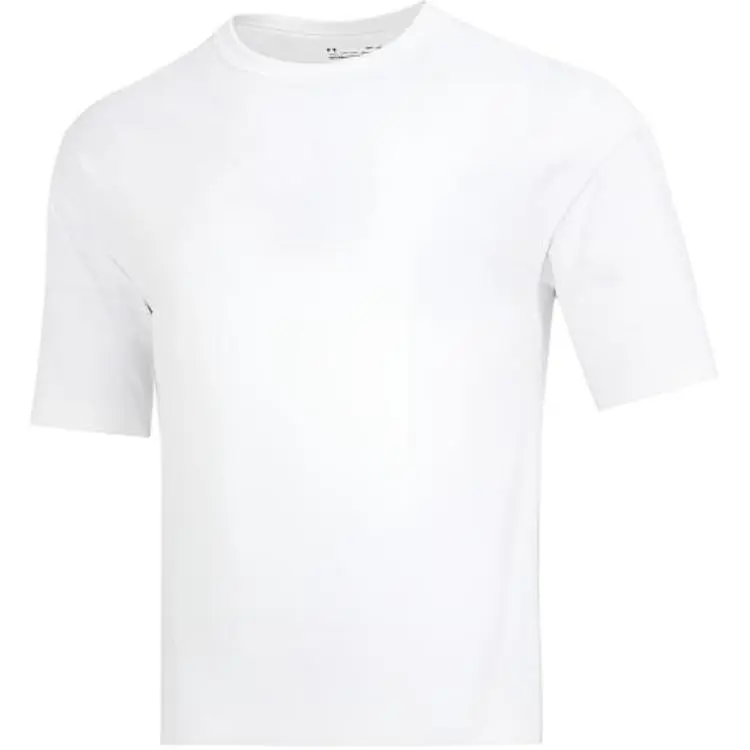 Under Armour Drop Shoulder Sleeve T Shirt Men's White