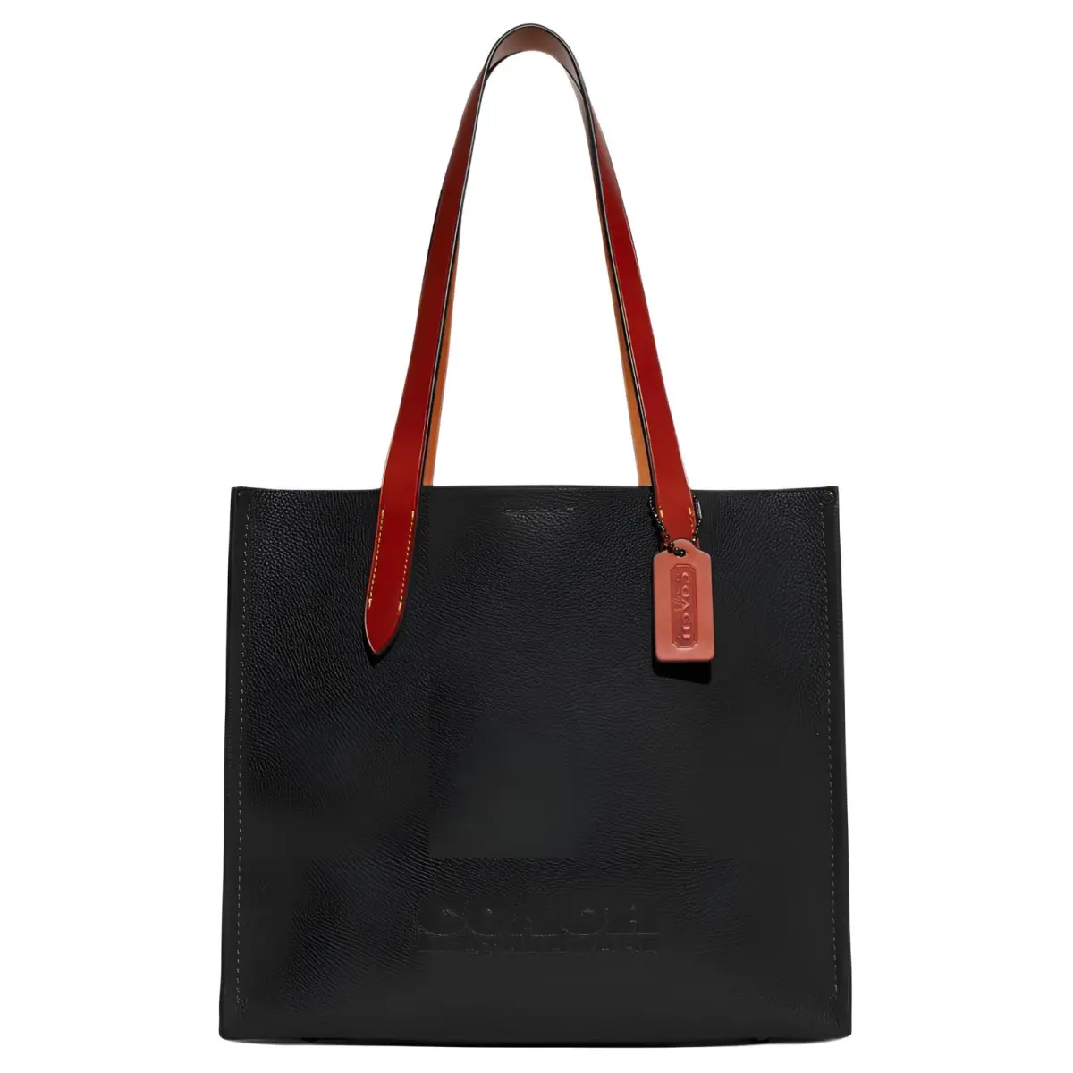 COACH Relay Pebble Texture With Waxy Plant Leather And Signature Coated Canvas Handbag, Shoulder Bag Regular Women's