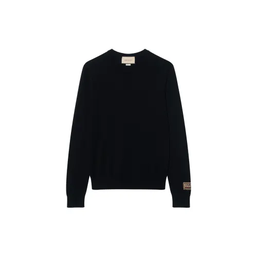 GUCCI FW22 Cashmere Sweater Men's Black