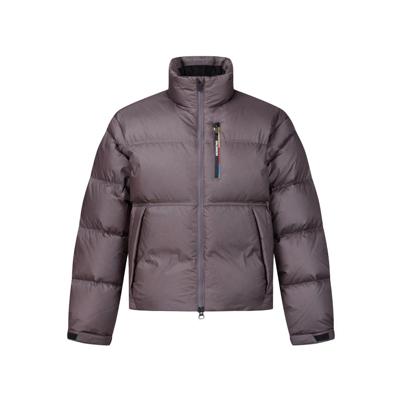 Женская куртка Salomon Contour CROP DOWN JKT W (пурпурно-серая)