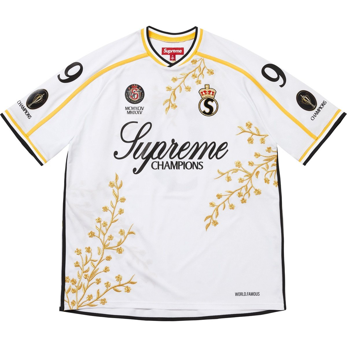 Supreme floral soccer T-shirt
