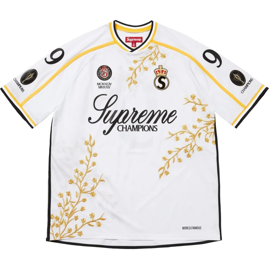 Supreme floral soccer T-shirt