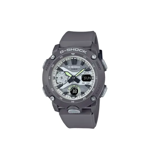 CASIO Unisex Liquid Crystal/Analog Dual Display Series Gray Watch GA-2000HD-8APR