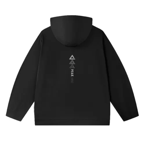 Light and thin breathable quick dry hoody for leisure for gym, jacket, black sweatshirt for men and women