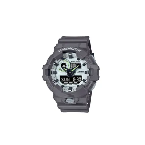 CASIO Unisex Liquid Crystal/Analog Dual Display Series Gray Watch GA-700HD-8APR