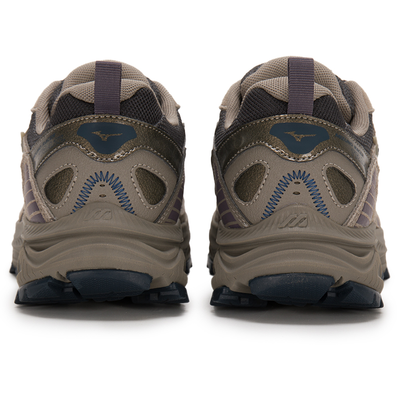 Mizuno Racer Trail Cushioning Breathable Lightweight Running Shoes Unisex Gray