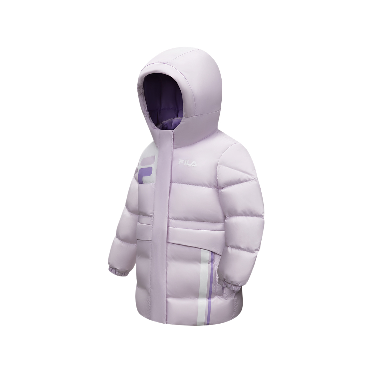 Пуховик Fila KIDS Originals (фиолетовый) — фото 3