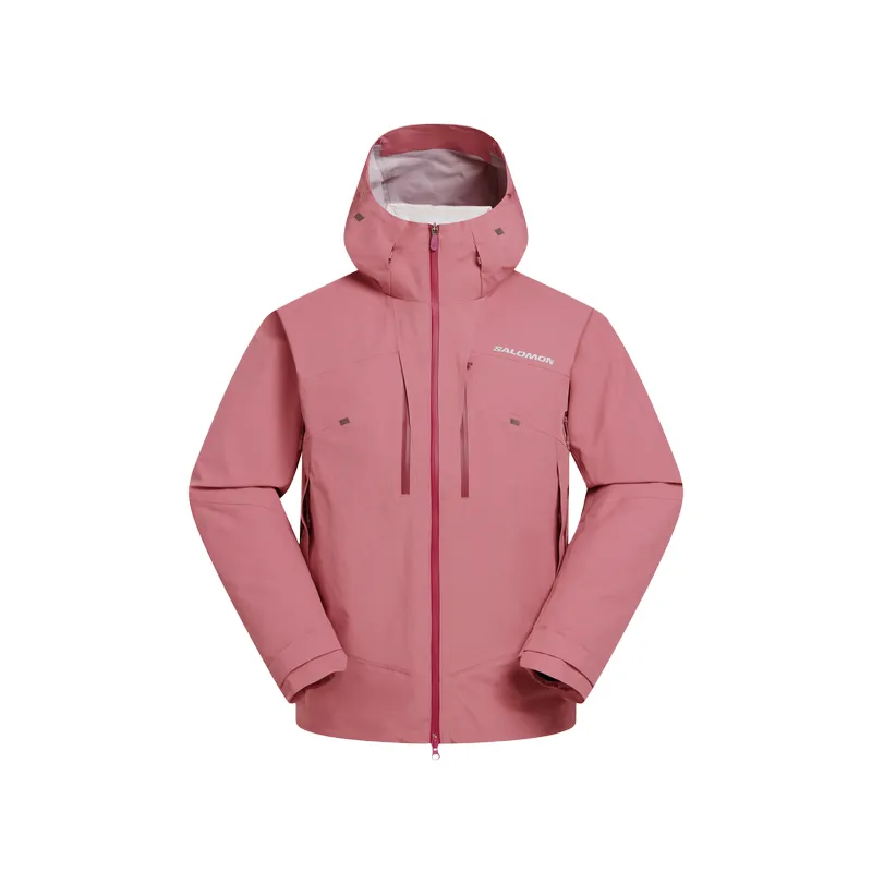 SALOMON FW25 Windbreaker Jacket Men's Pale Dogwood