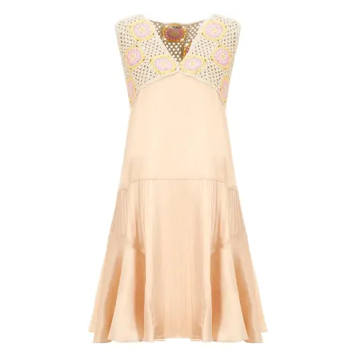MIU MIU FW22 Sleeveless Dress Women's Pink