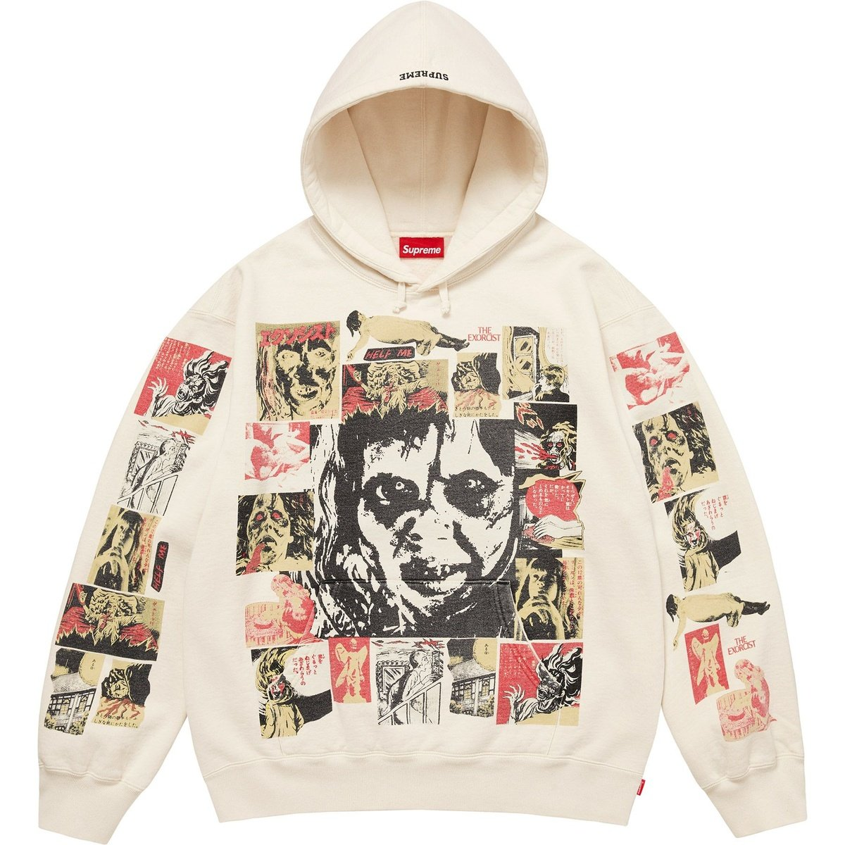 Худи Supreme × The Exorcist (черное)