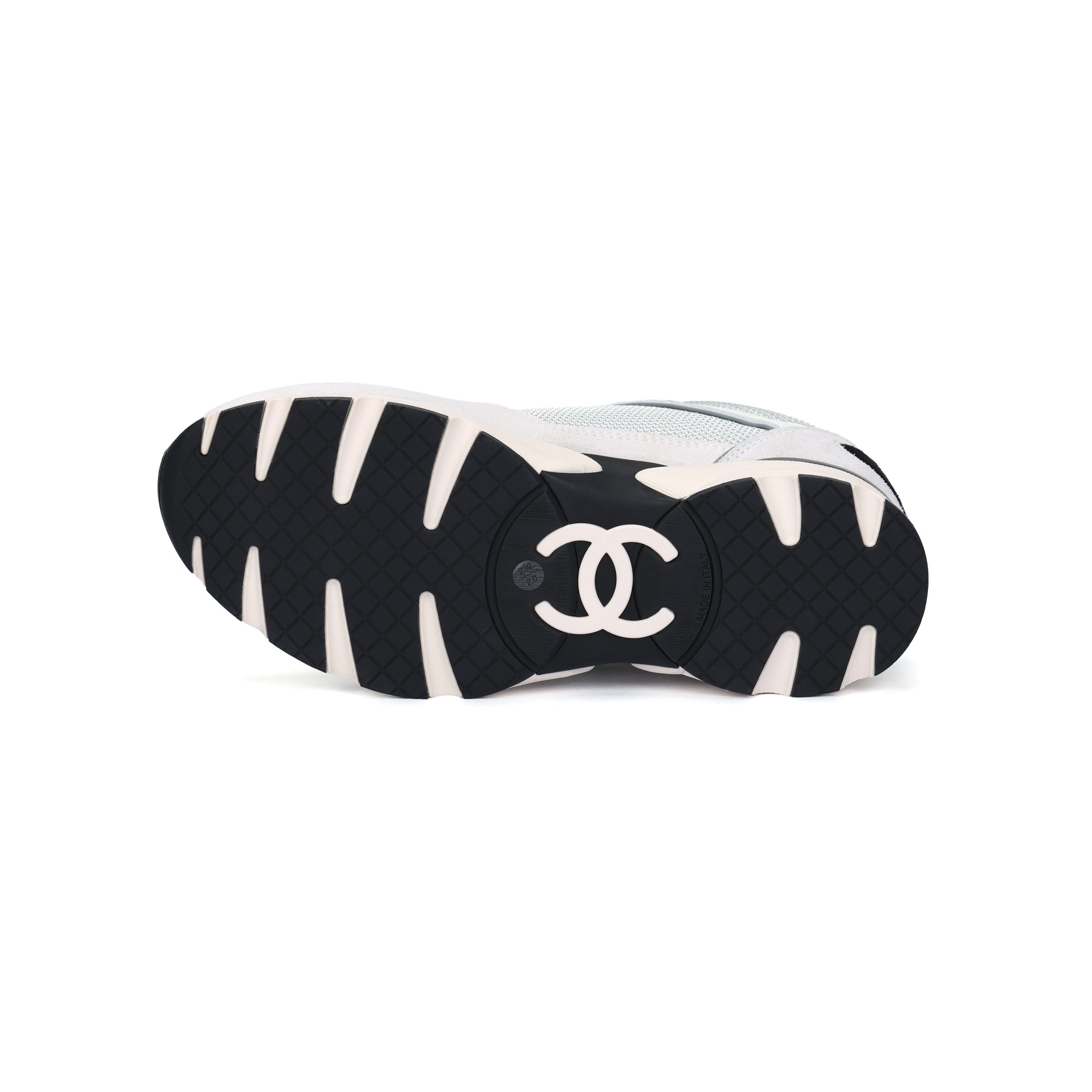 Chanel Sneaker 'White Light Grey Black' Women's