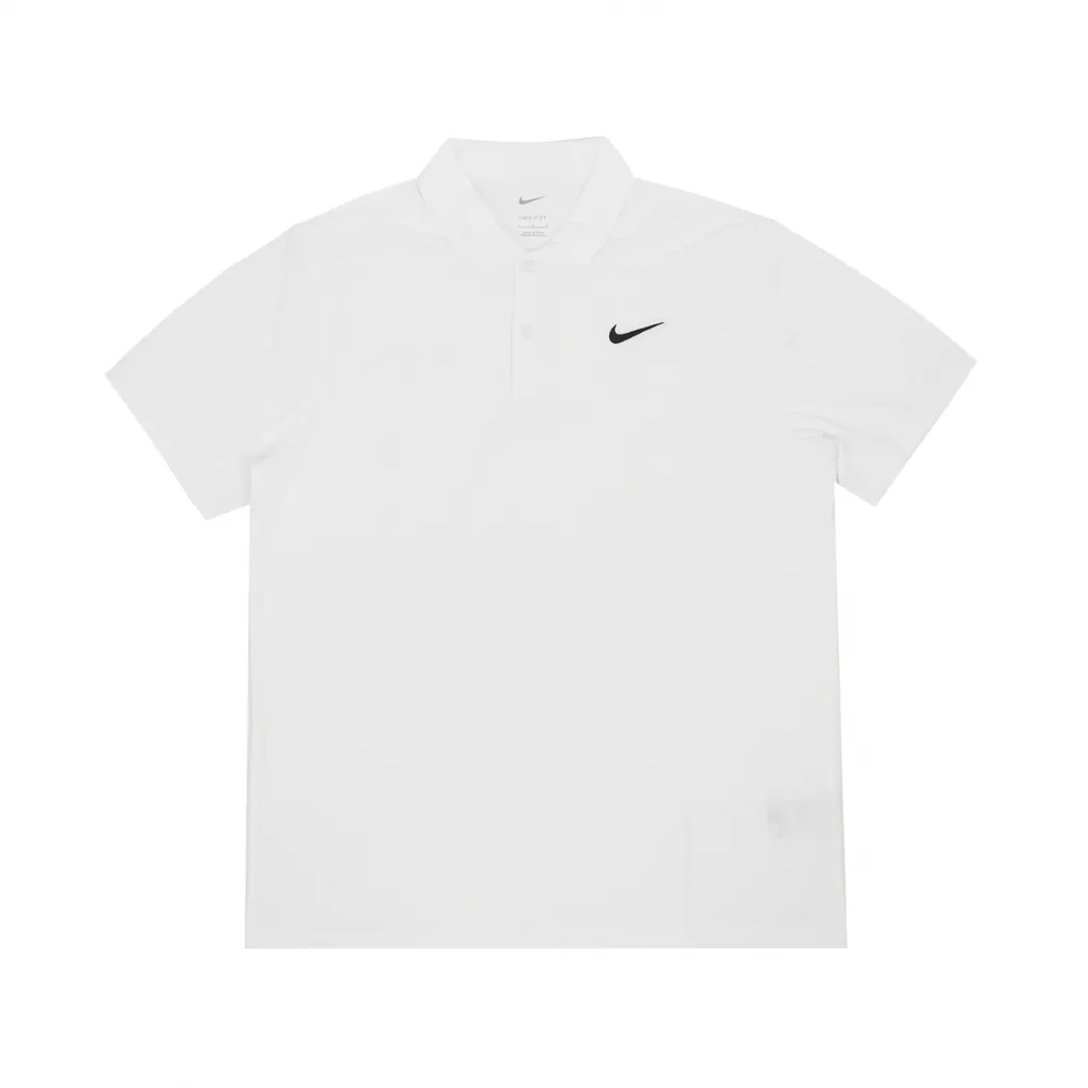 Nike Dri Fit Polo Shirt Unisex White