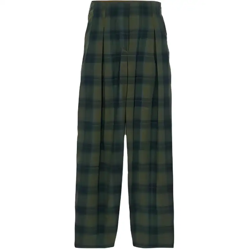 Timberland Plaid Pant Casual Pants Women's Olive Green