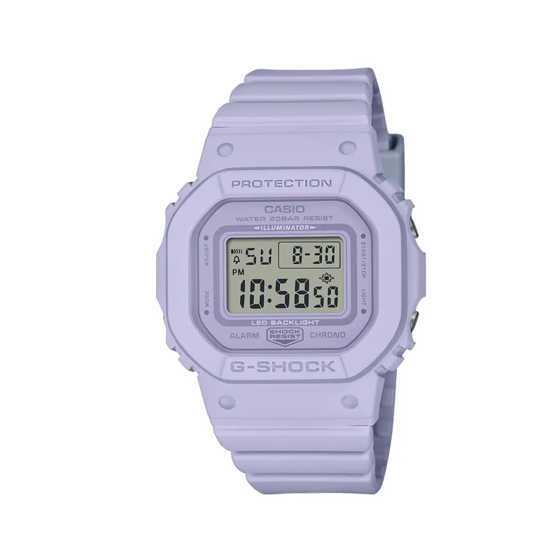 CASIO G SHOCK Quartz Movement Resin Strap Watch Women's Watch Gray Dial