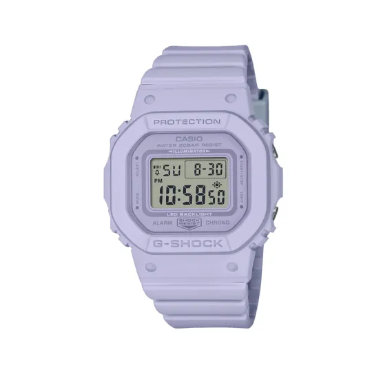 CASIO G SHOCK Quartz Movement Resin Strap Watch Women's Watch Gray Dial