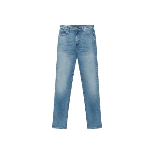 GUCCI Logo Patch Skinny Fit Jeans