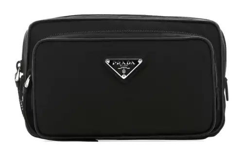 PRADA Nylon Fanny Pack Women's Black