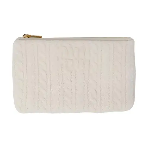 MIU MIU Fabric Wallet Women's White