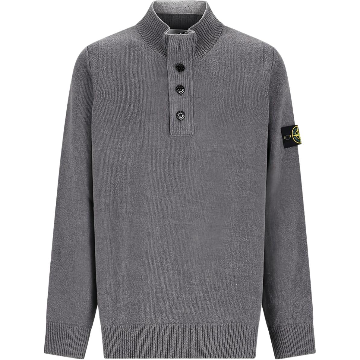Мужской свитер STONE ISLAND (серый)
