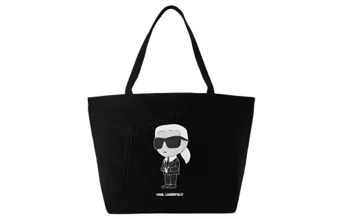 KARL LAGERFELD / Karl Lagerfeld Jeans Cotton Shoulder Bag Women's Black
