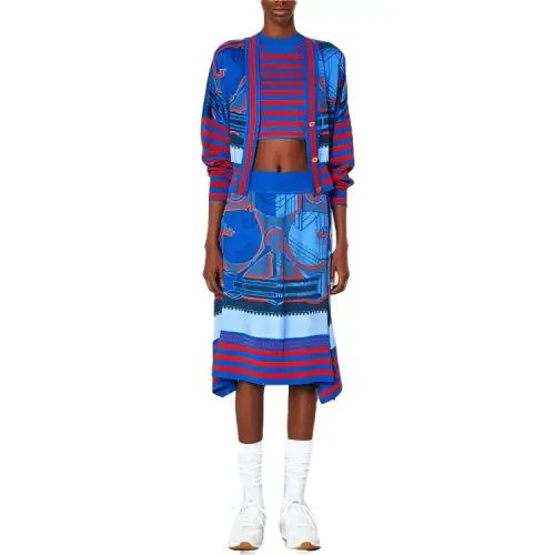 HERMES SS22 Twist Knitwear Women's Blue
