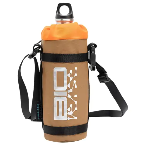 PUMA PERKS And MINI Athleisure Fabric Water Bottle Bag Set, Shoulder Bag Regular Unisex Chocolate Bean & Orange Tiger
