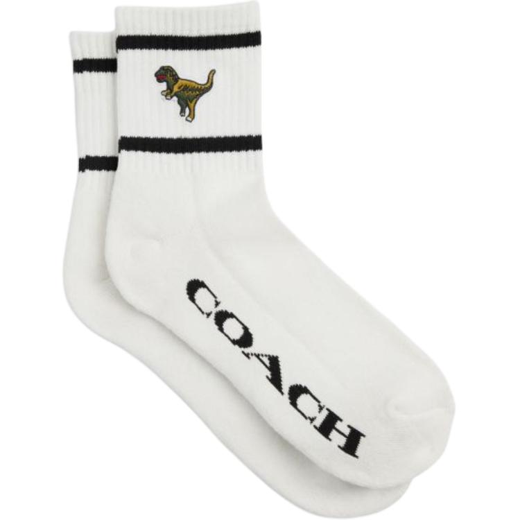 COACH Rexy Crew Socks Unisex 1 Pack